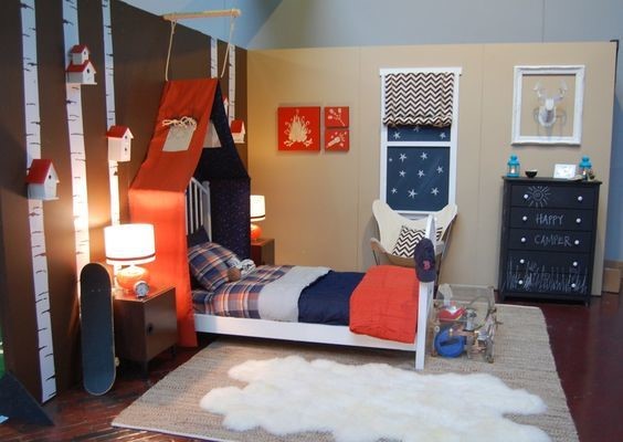 american themed boys bedroom