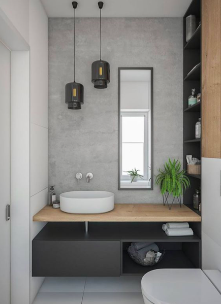 Dark and Elegant bathroom