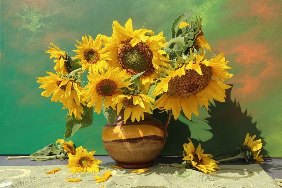 bouquet of sunflowers