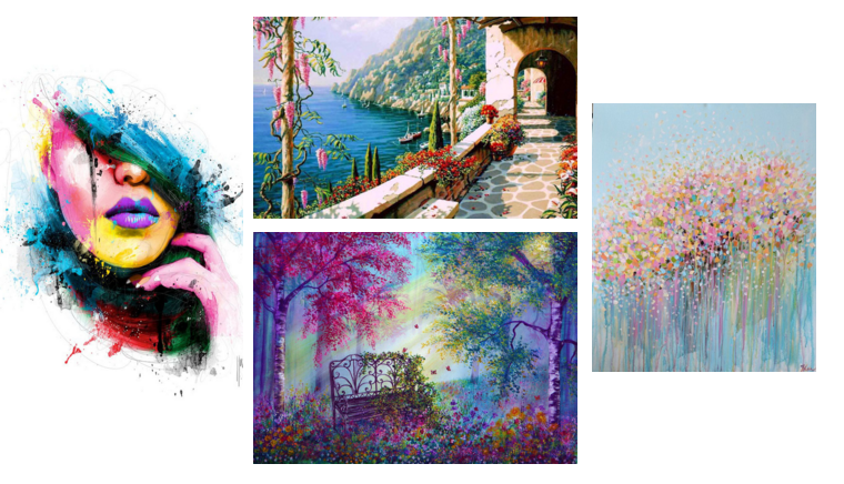 colorful paintings