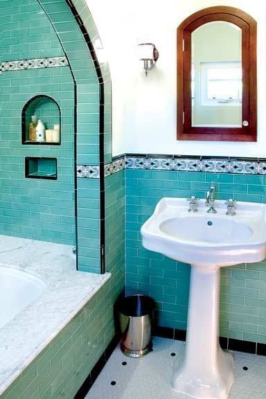 island turquoise shower tile