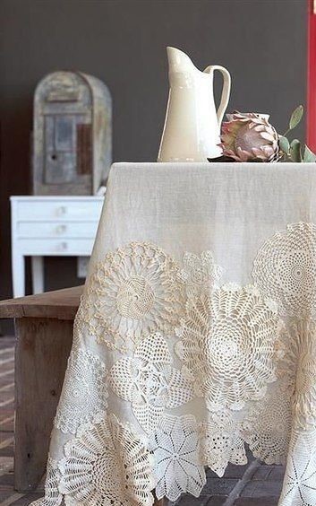 lace tablecloth design