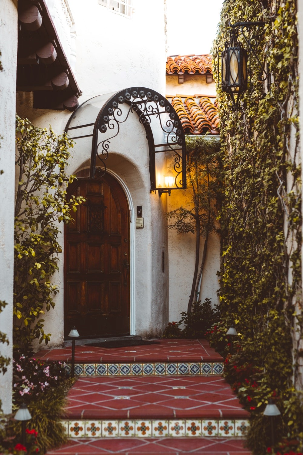 mediterranean door front door house interior design