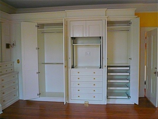 regular closet turned into a built in closet