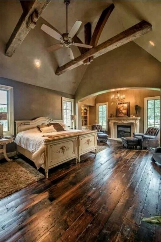  rustic italian master bedroom