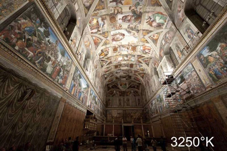 Sistine Chapel Lighting