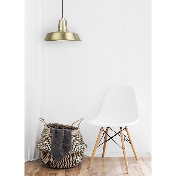 solid brass oldage pendant cocoweb pendant and white chair