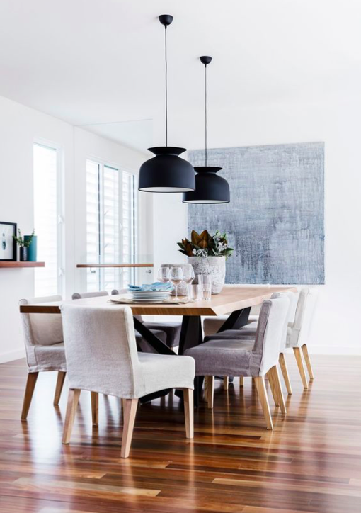 Sophisticated curvy pendant lights