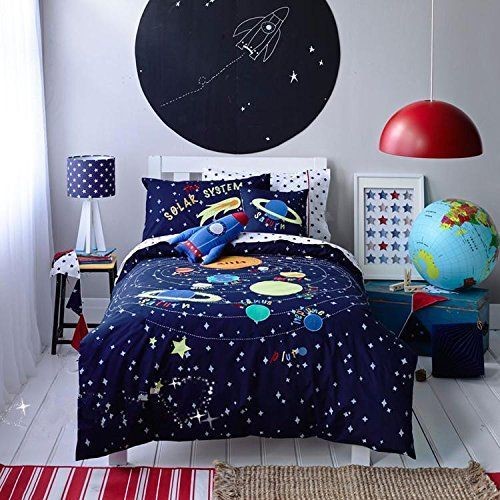 space themed boys bedroom space themed bed