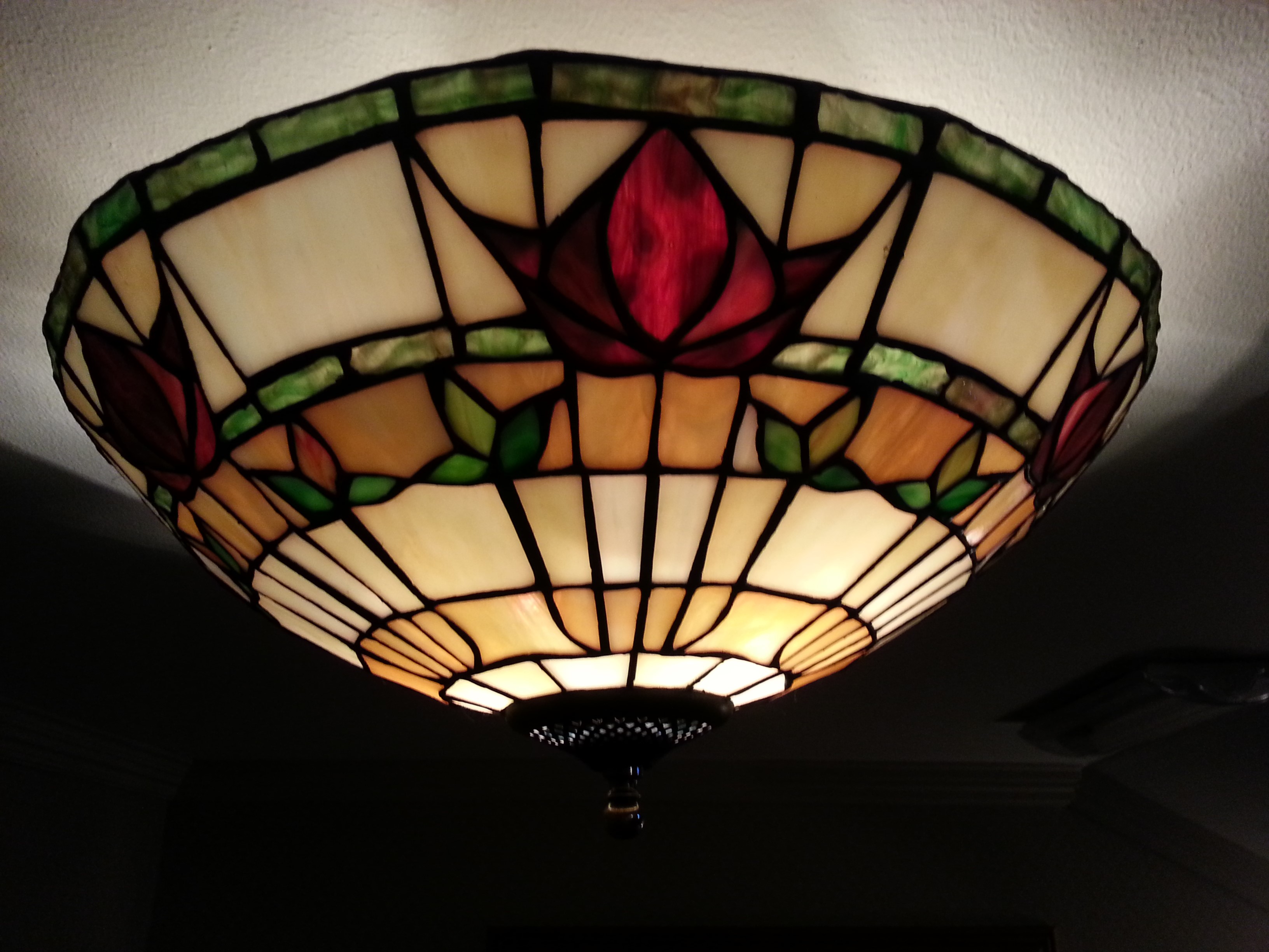 tiffany ceiling sconce
