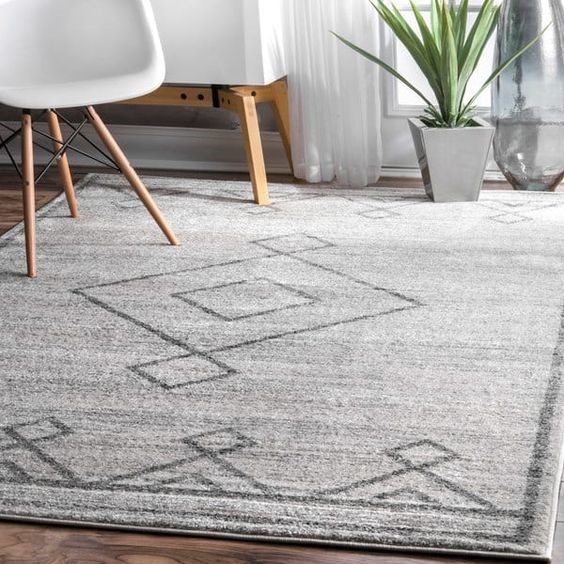 traditional vintage tribal vintage diamond rug