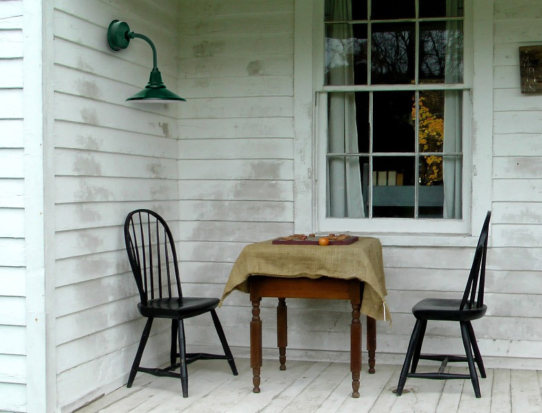 outside table