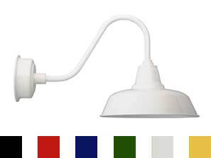 Barn Light Goodyear Adjustable White 14