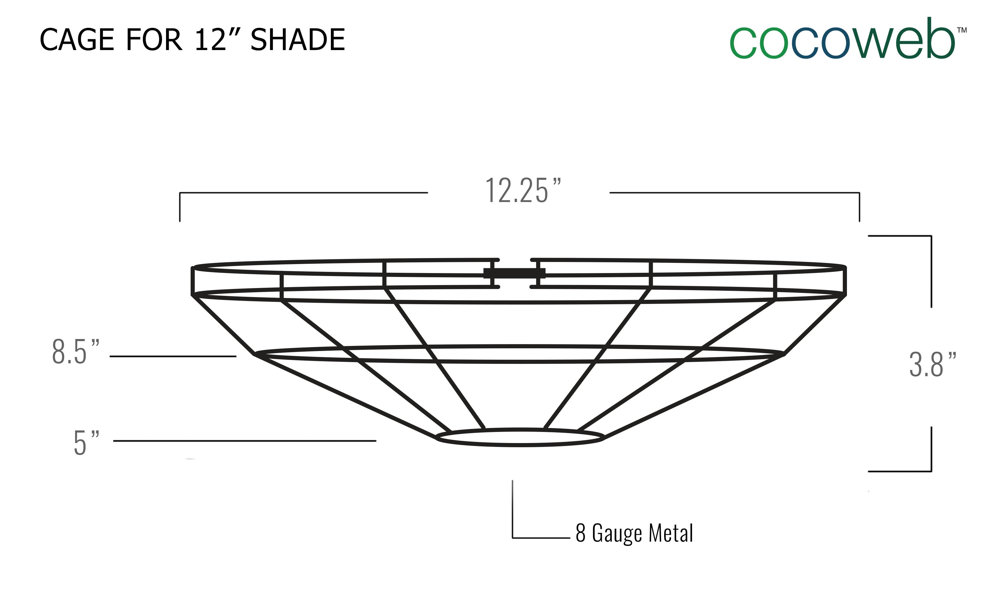 Barn Light Cage Dimensions