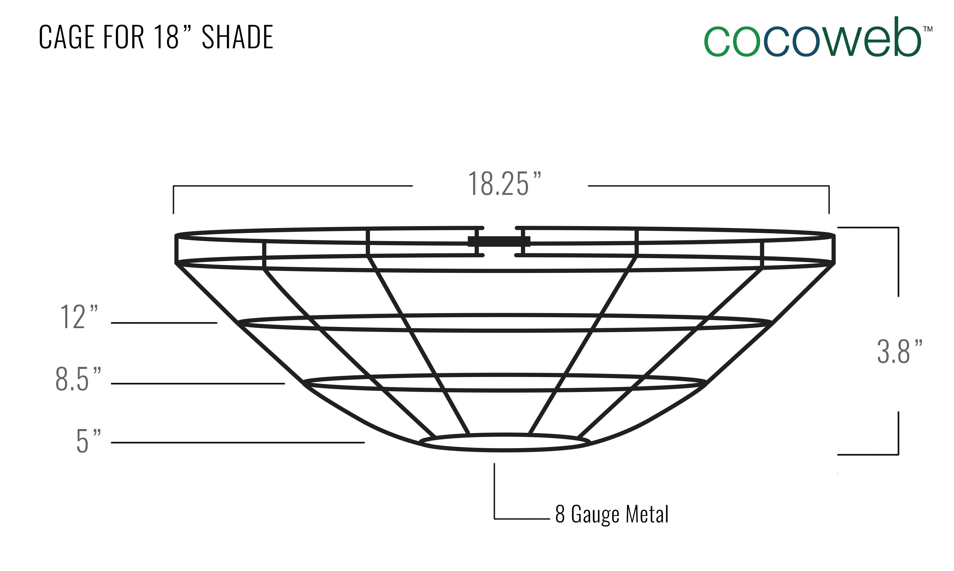 Barn Light Cage Dimensions