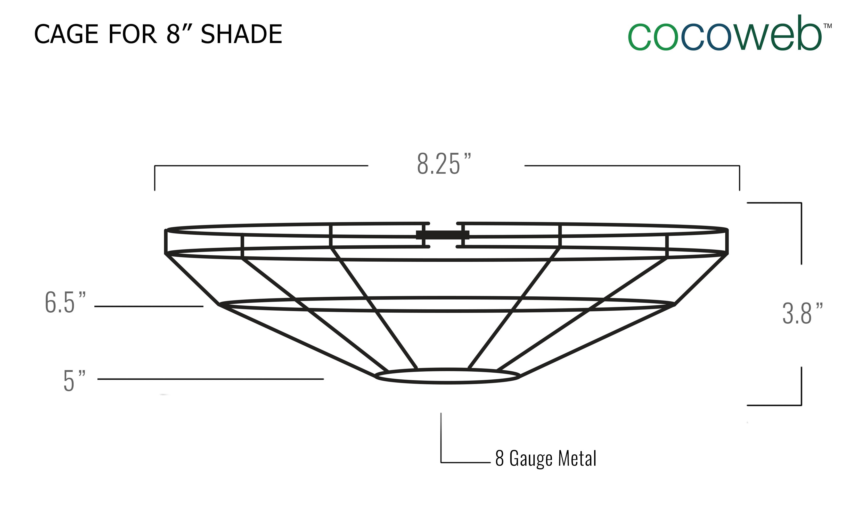 Barn Light Cage Dimensions